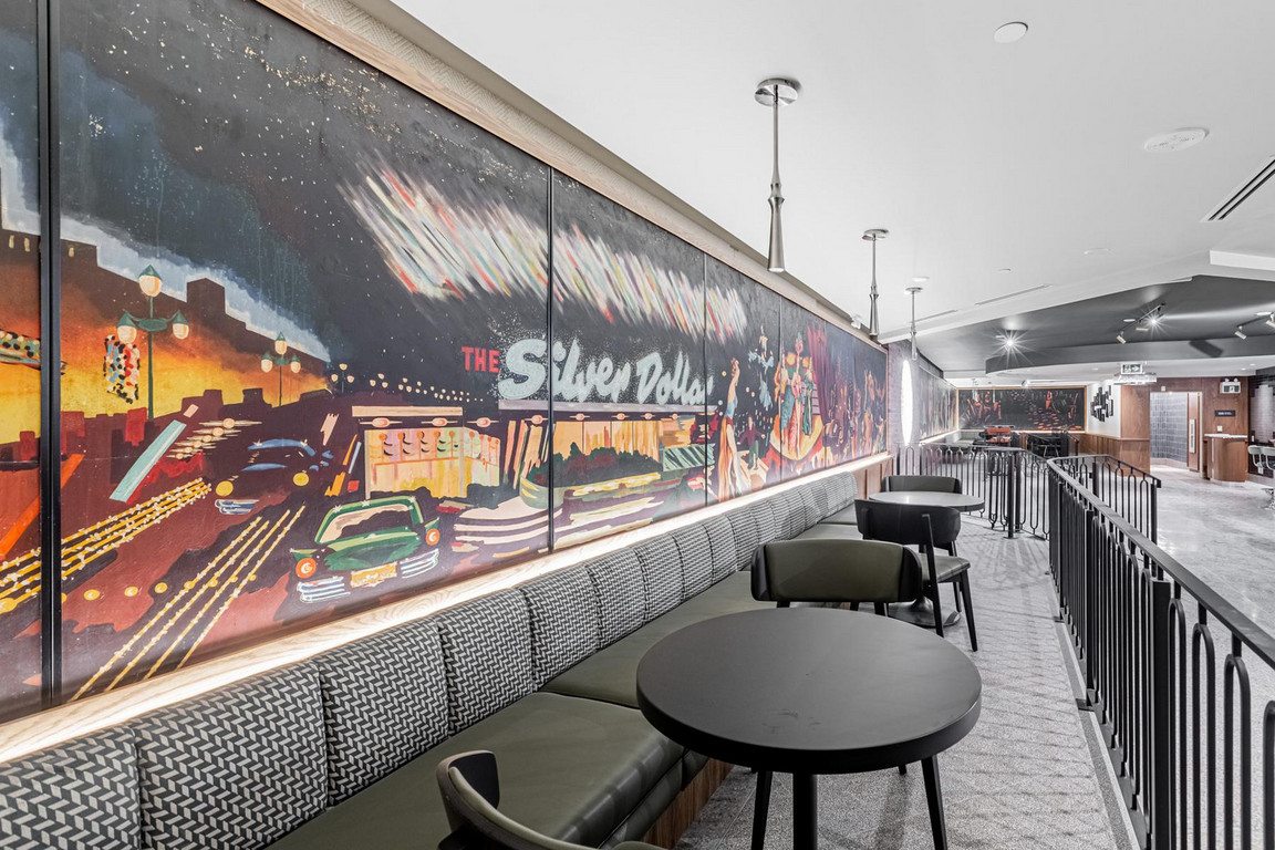 Refurbished Artwork From The Historic Silver Dollar Room