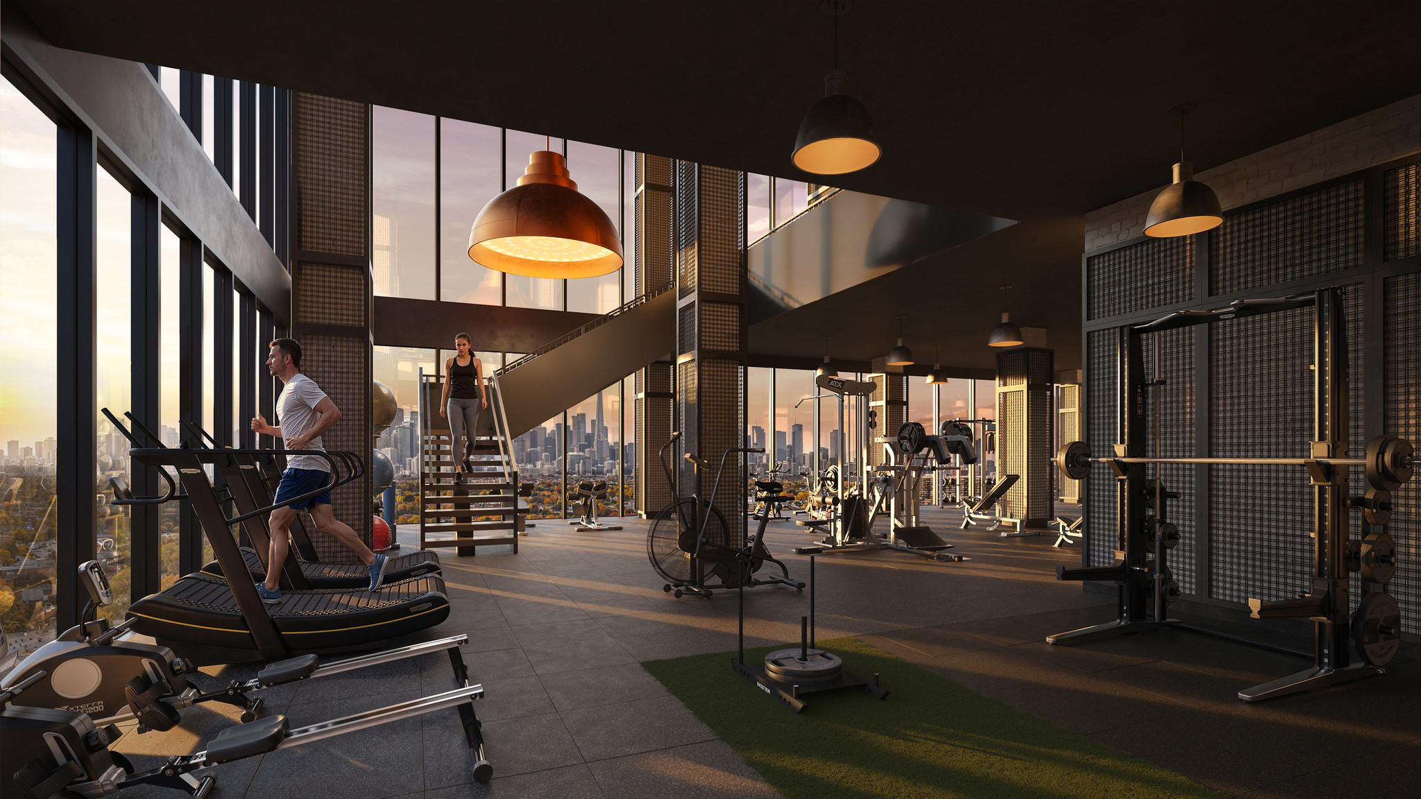 <p>Commercial-Grade Fitness Centre</p>
