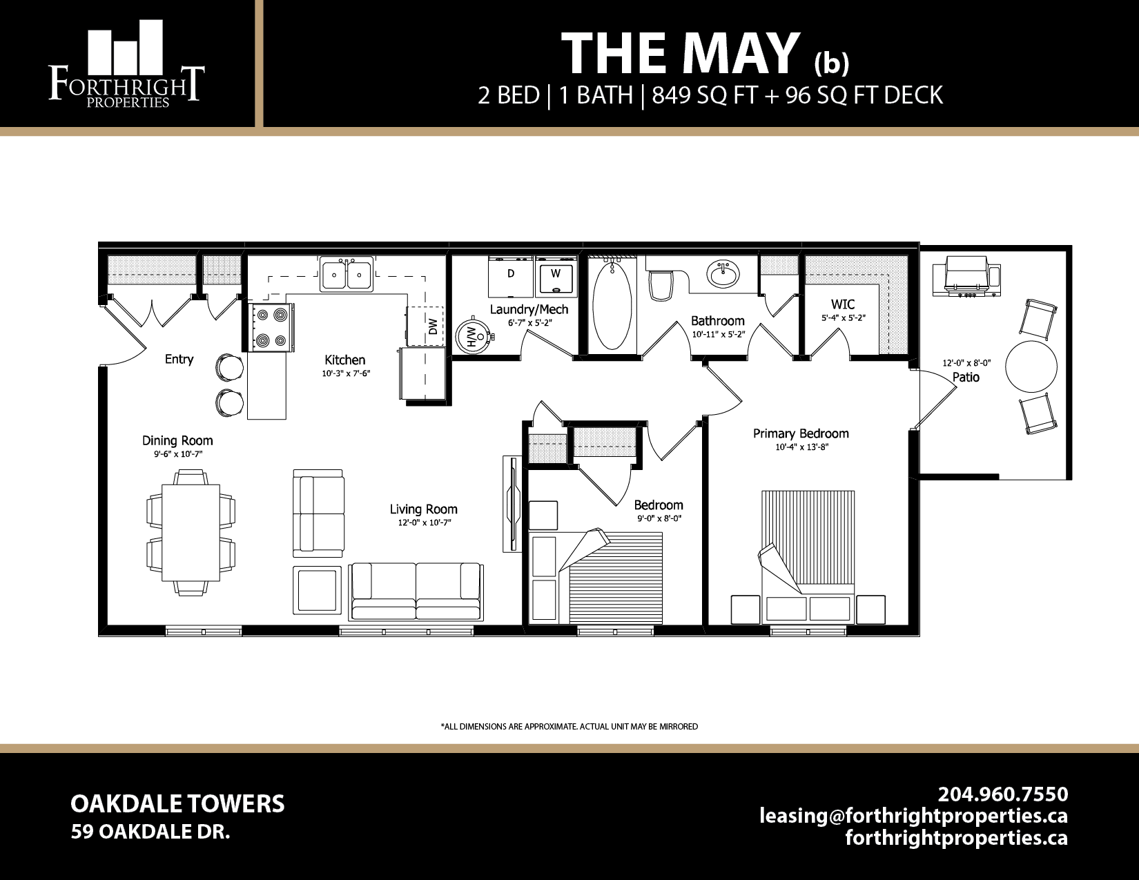 2 & 3 Bed Apartments in Blumenort Forthright Properties