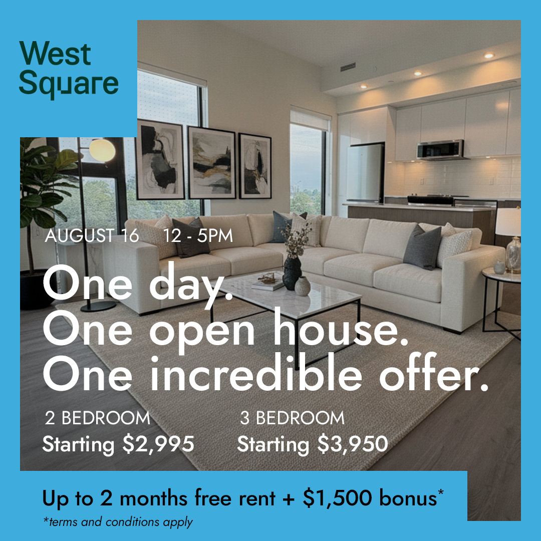 Open House Offer: Up to 2 months free + $1500 Bonus