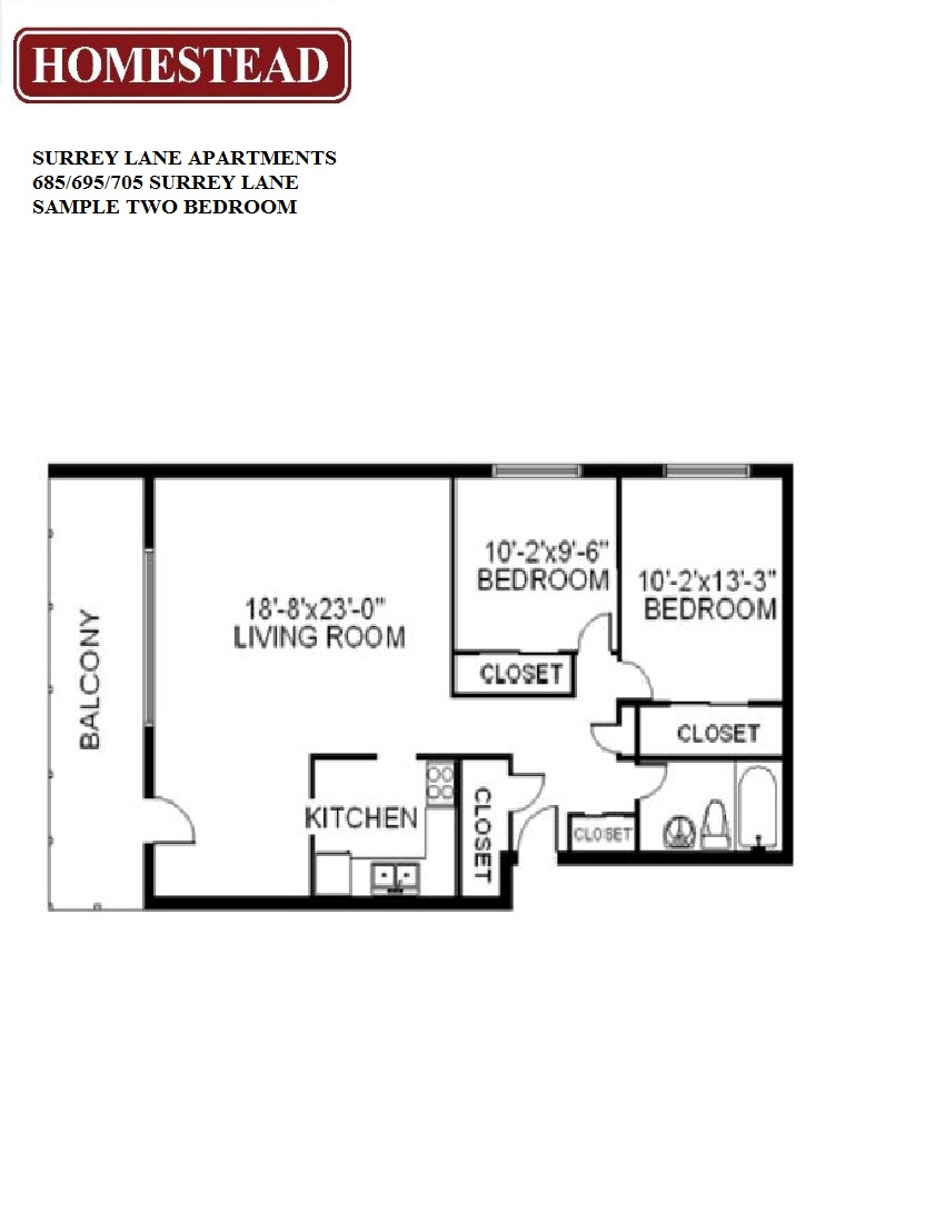 Surrey Lane Apartments Homestead