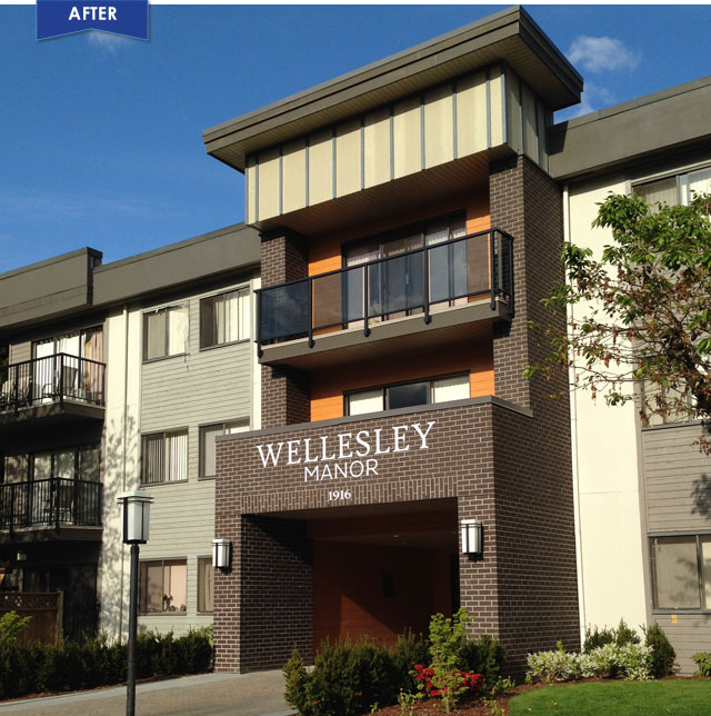 Before & After Wellesley Manor Apartments Kelson Group