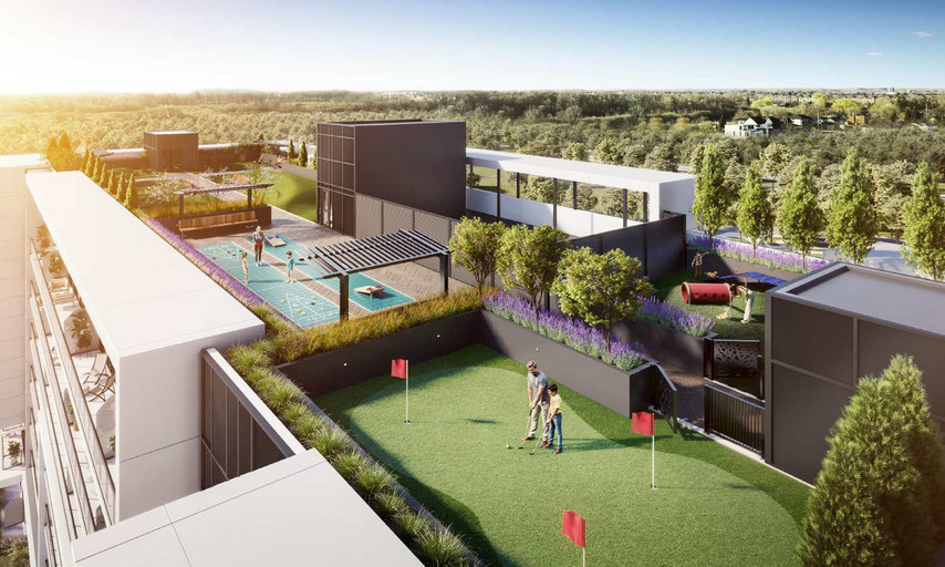 The Vista Lago - Rooftop Recreation Area (South East Facing)