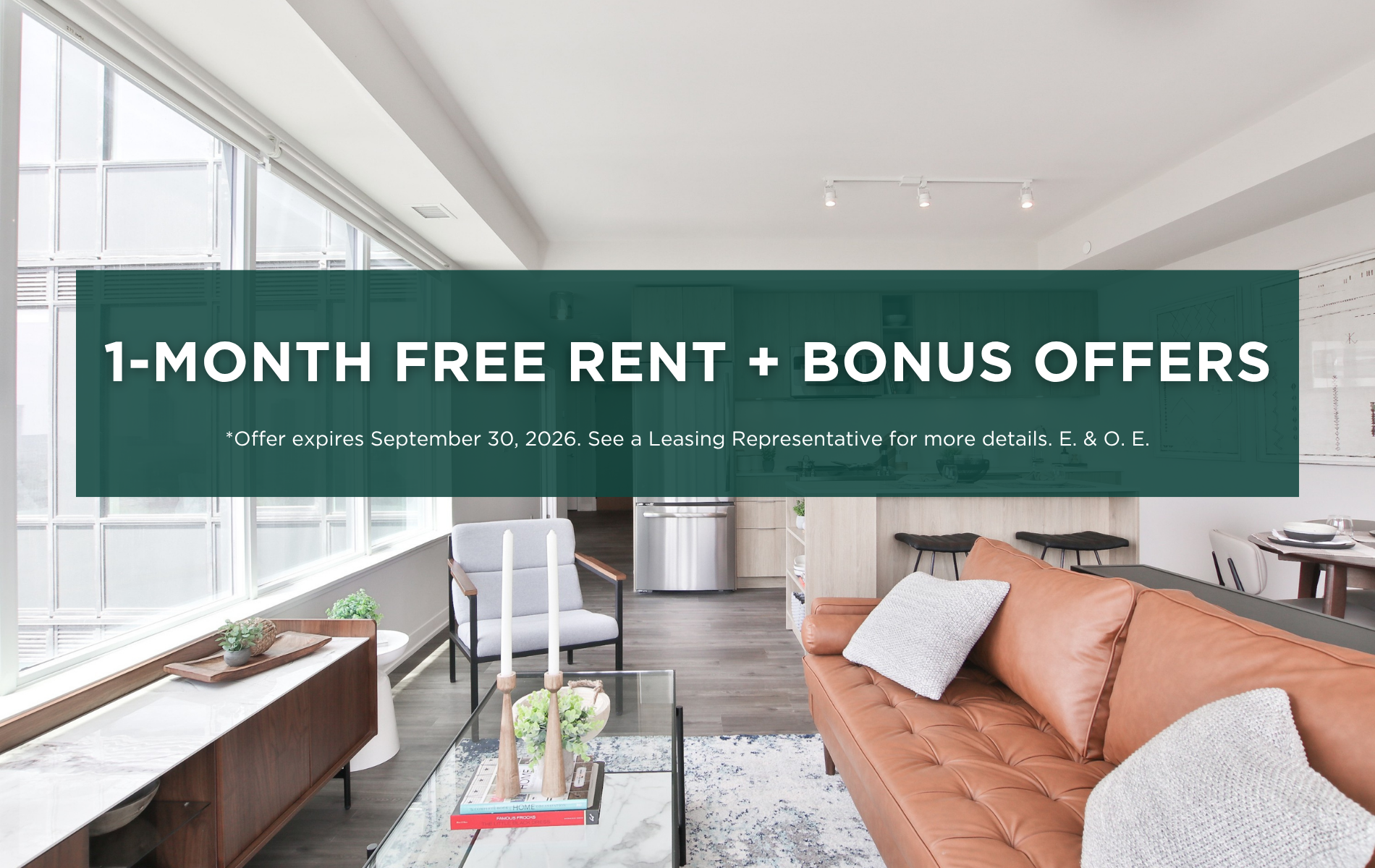 1-Month FREE Rent + Bonus Offers