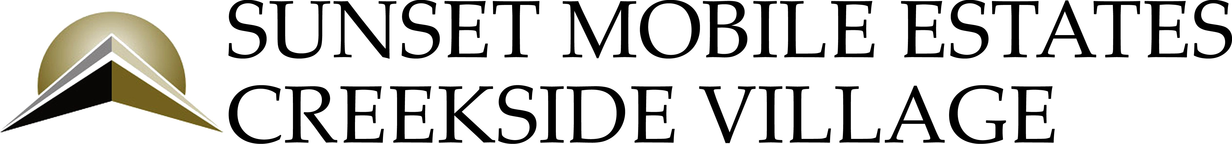 Sunset Mobile Estates / Creekside Village Logo