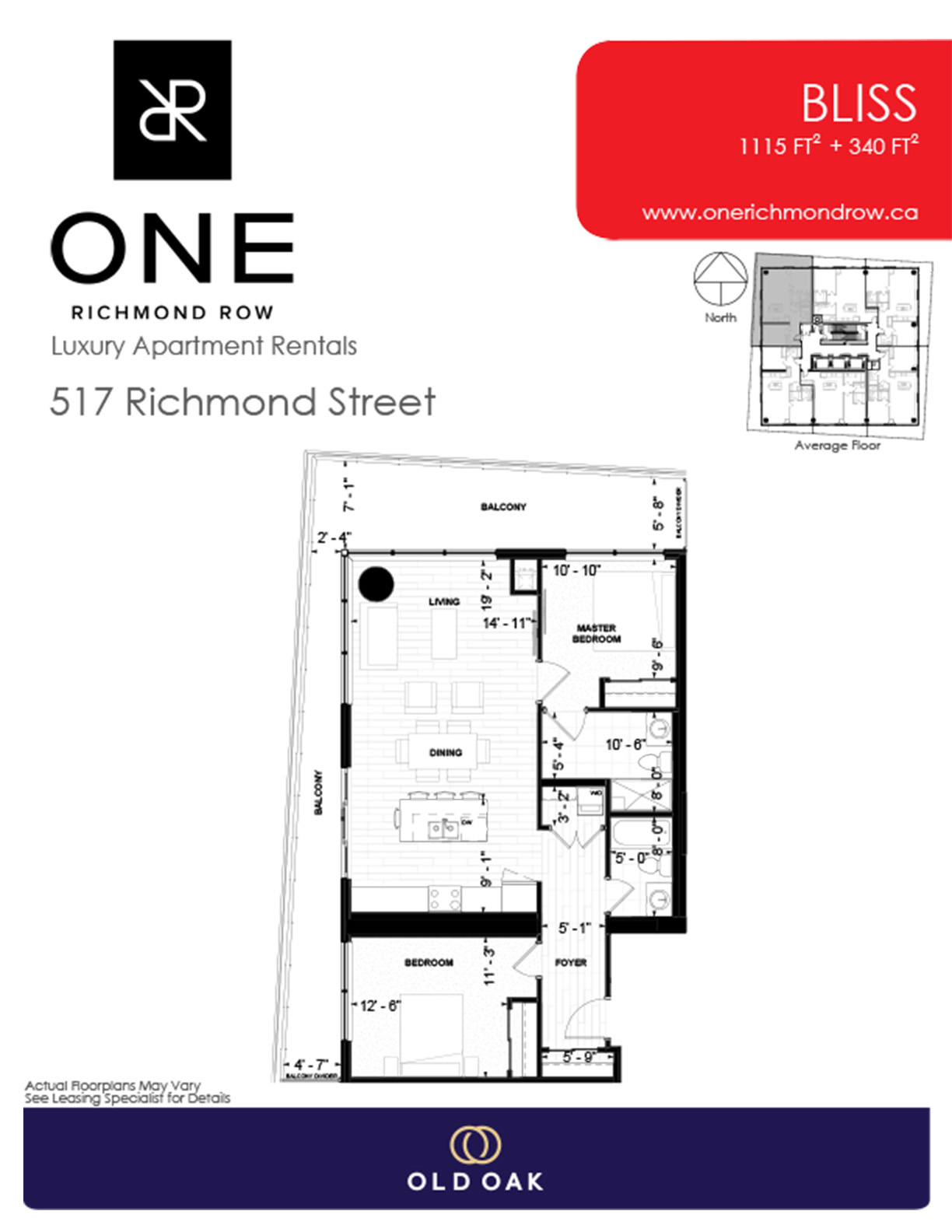One Richmond Row Luxury Living Old Oak Properties Inc