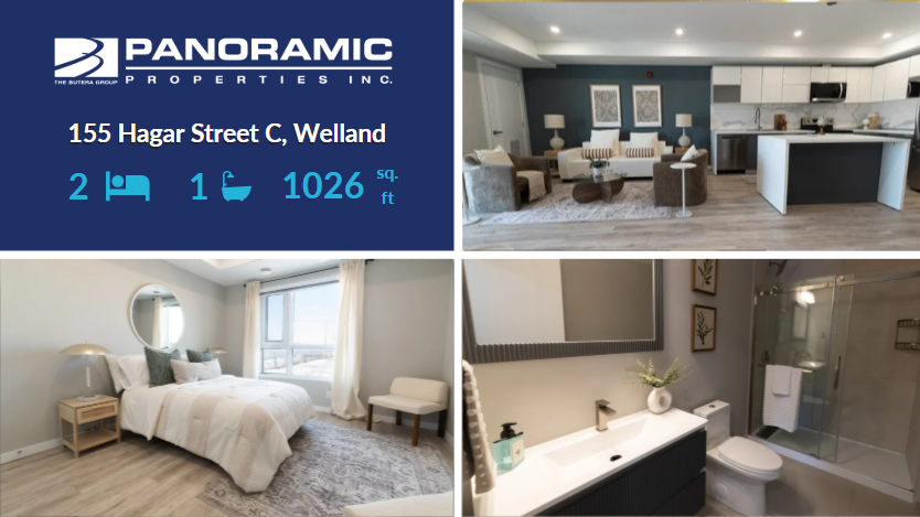 2 Bedroom/1 Bathroom - 155 Hagar Street - C Building