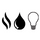 Icon for Heat, Hyrdro and Water