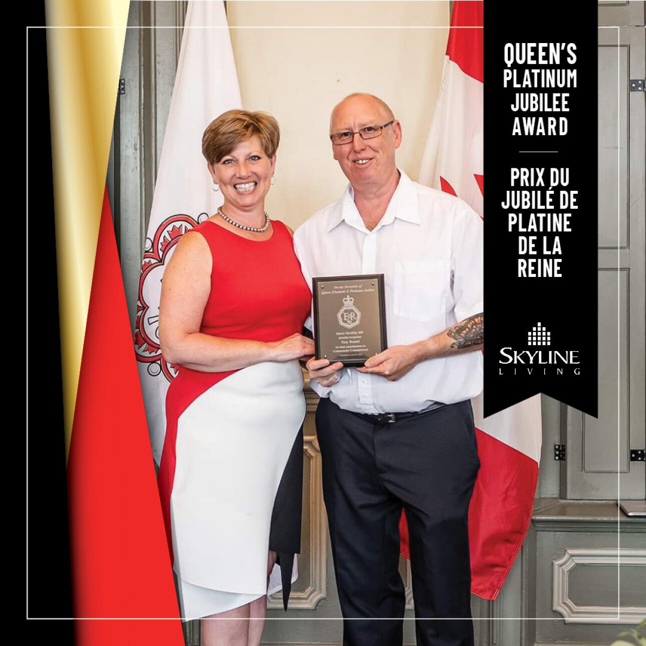 Skyline Living’s Tony Bendel Earns Queen’s Platinum Jubilee Award Image