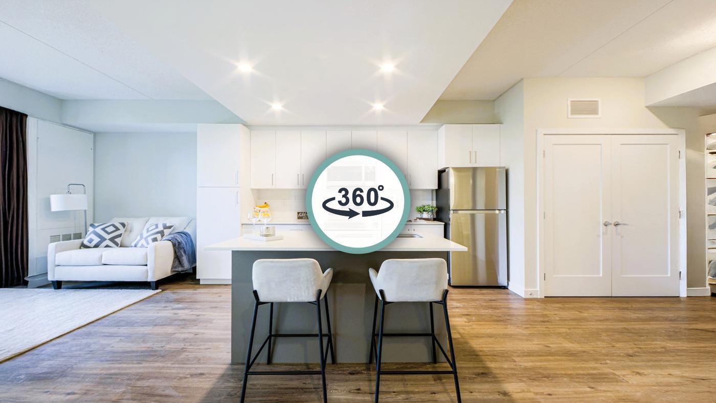 1 bed, 1 bath model suite