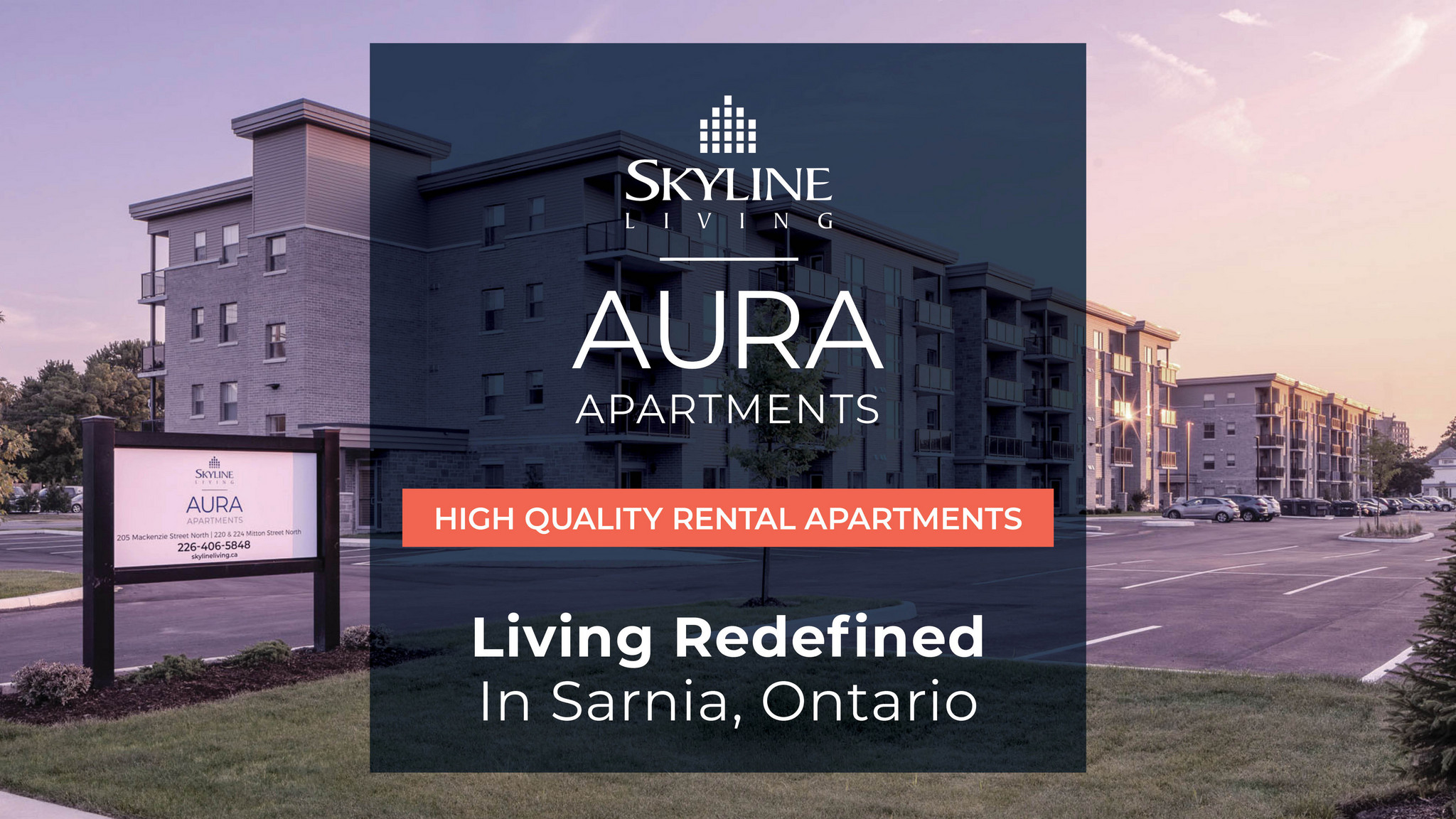 Looking for Modern Living in Sarnia? Experience Aura Apartments