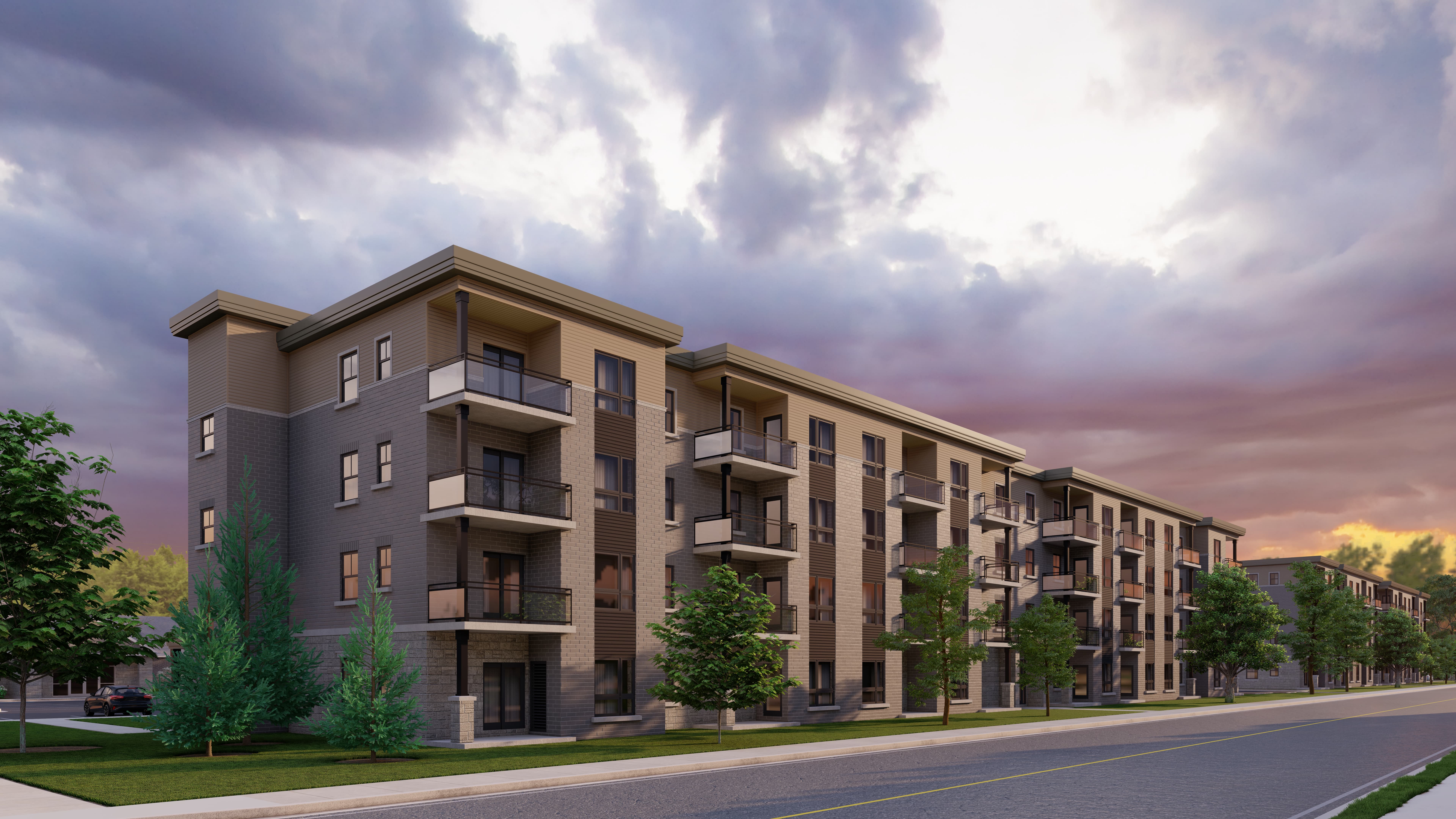 Exterior image of Aura Apartments