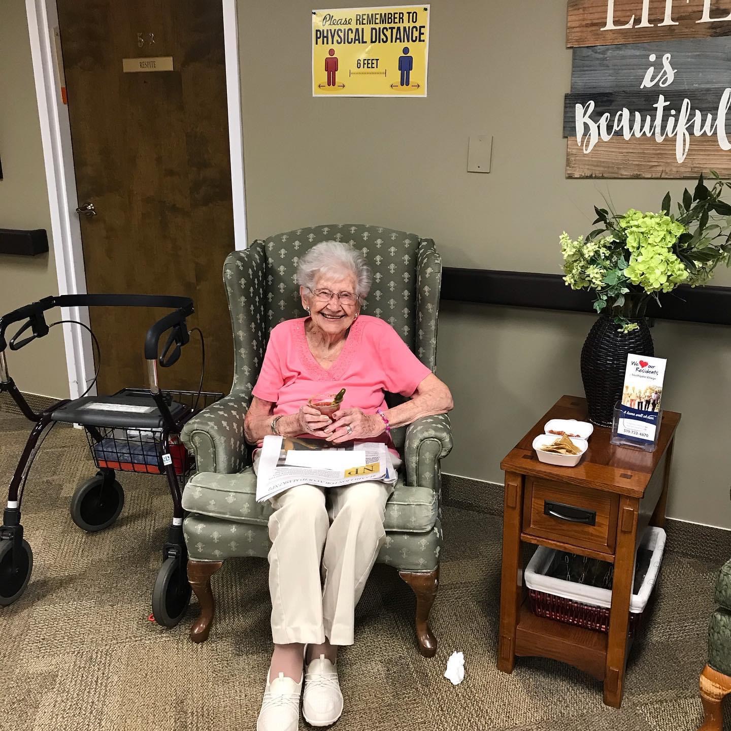 Enjoying Happy Hour Srgroup S&R Seniors Living