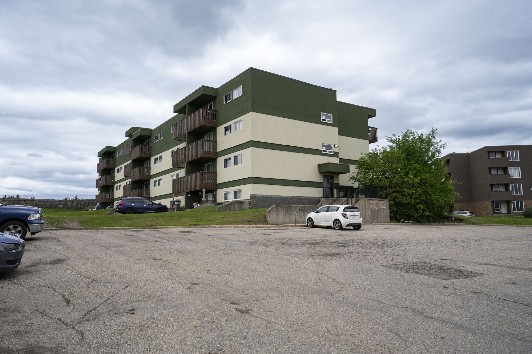 Claire Manor apartment building in Fort McMurray