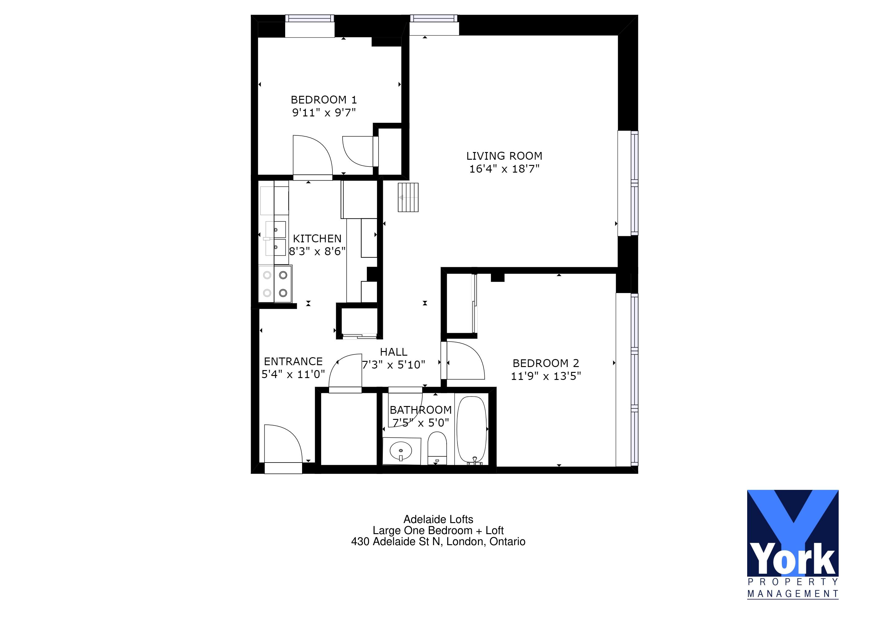 Adelaide Loft Downtown Apartments for Rent London York Property