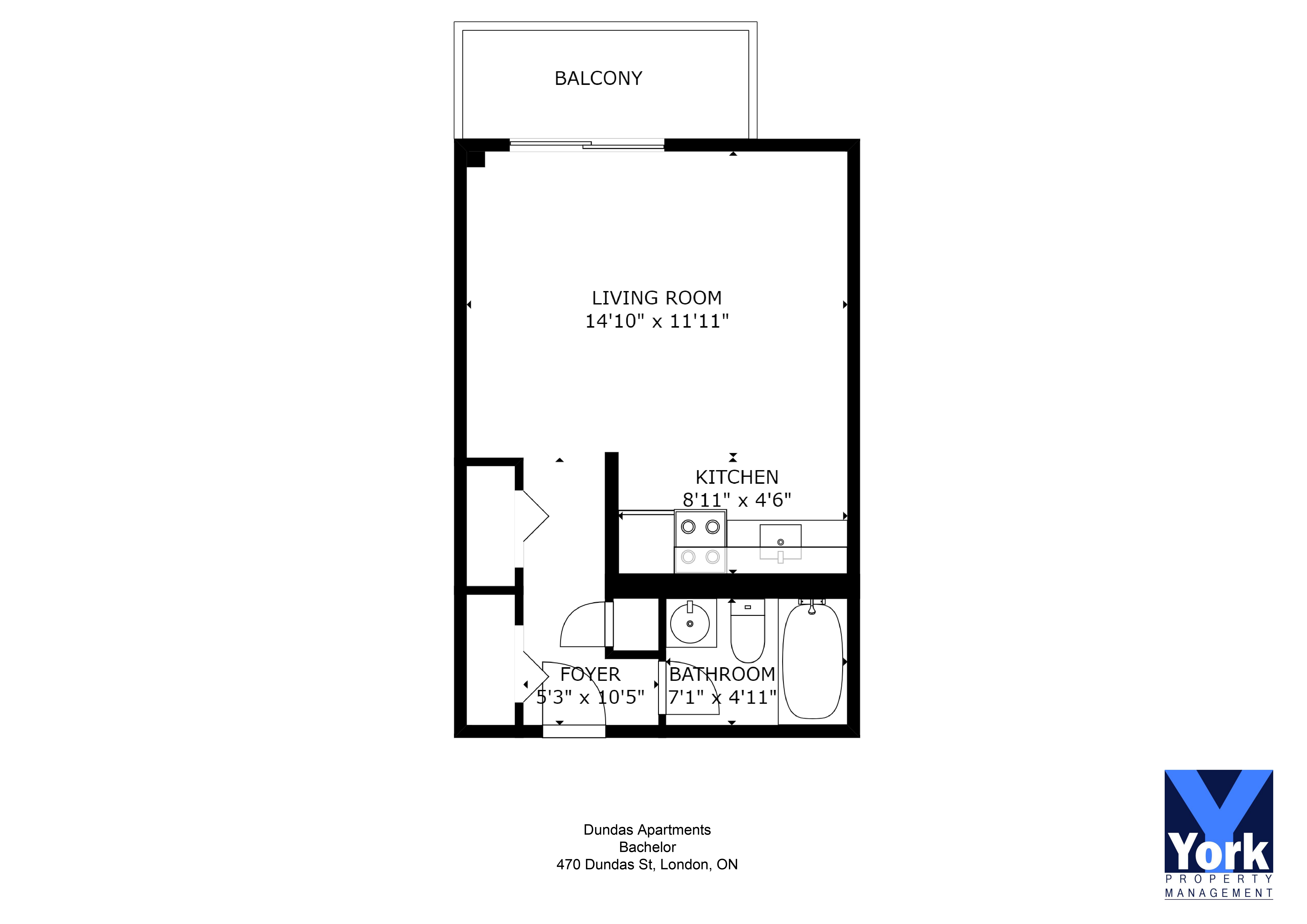 Dundas Apartments Downtown for Rent London York Property Management