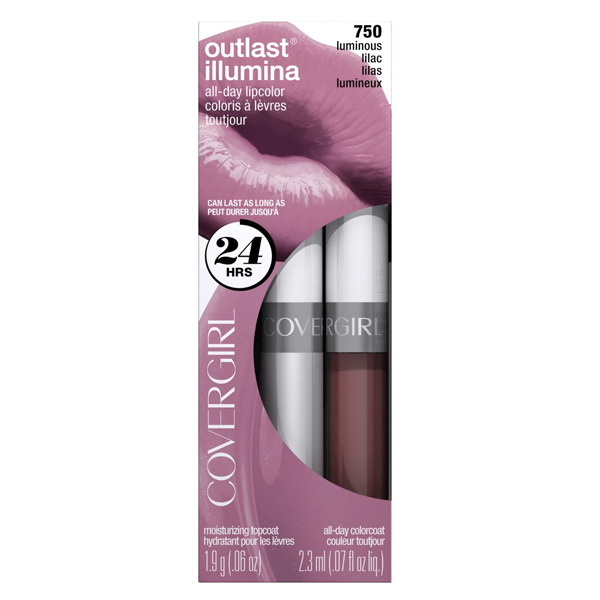 COVERGIRL Outlast AllDay Lipcolor Luminous Lilac 750 Long Lasting