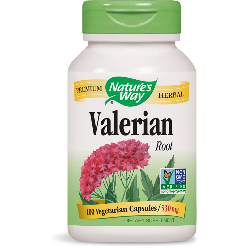 Nature's Way Premium Herbal Valerian Root for Restful Sleep 530 mg 100