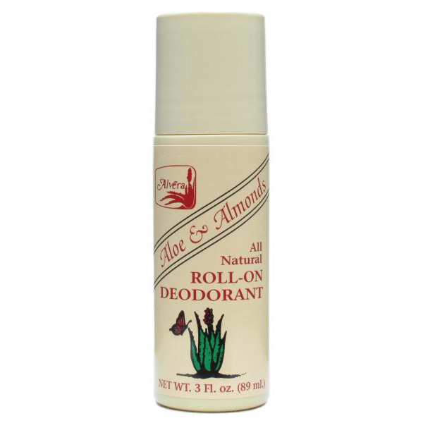 Alvera Aloe And Almonds All Natural RollOn Deodorant 3 Fl. Oz./89 ml