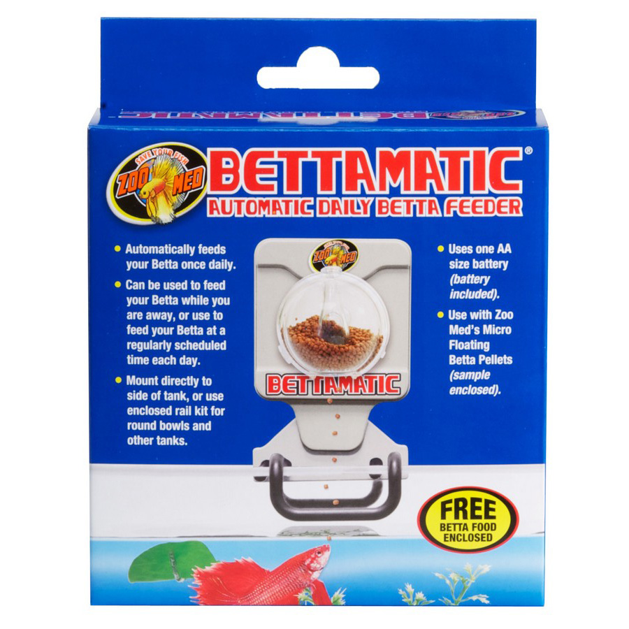 Zoo Med Bettamatic Automatic Daily Betta Feeder For Pets Daily Basis