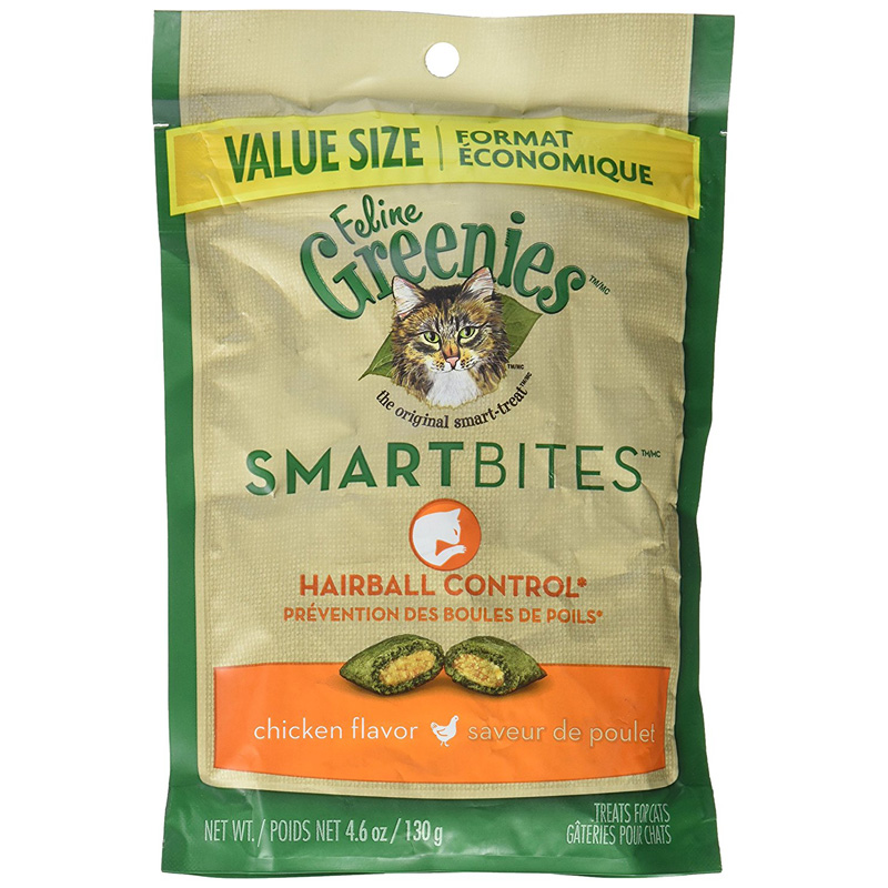 GREENIES Smartbites Chicken Flavored Hairball Control Cat Treats 4.6oz/130 g 642863106583 eBay