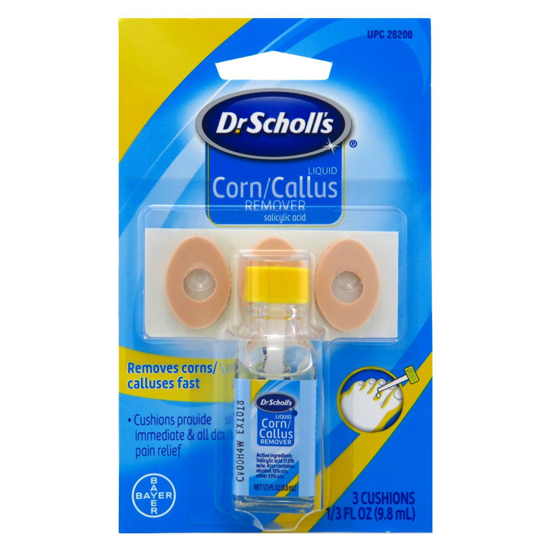 DR. SCHOLL'S Liquid Corn & Callus Remover AllDay Pain Relief 0.33 fl
