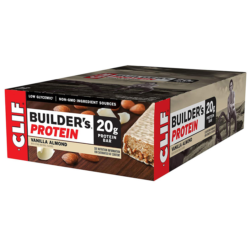 CLIF BAR Builders Bar Vanilla Almond 12 x 2.4 oz. Bars eBay