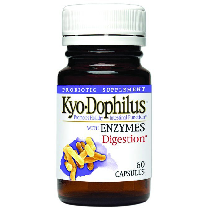 Kyolic KyoDophilus Probiotics plus Enzymes Digestive Support 60