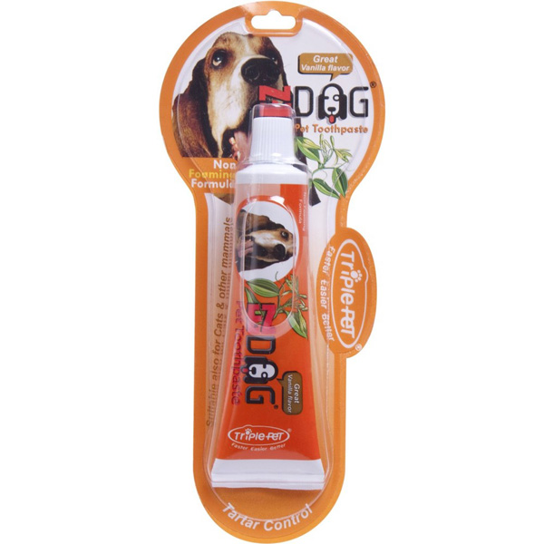 TRIPLE PET EZ Dog Toothpaste Vanilla AllNatural 2.5 oz. (70 g) eBay