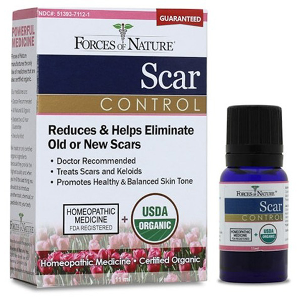 FORCES OF NATURE Scar Control Homeopathic Medicine 0.37 fl. oz. (11