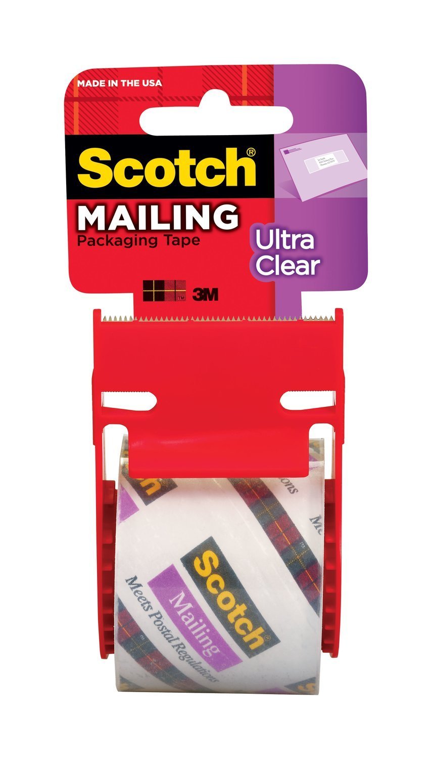 SCOTCH Ultra Clear Mailing Packaging Tape 1.88 x 800 Inch eBay
