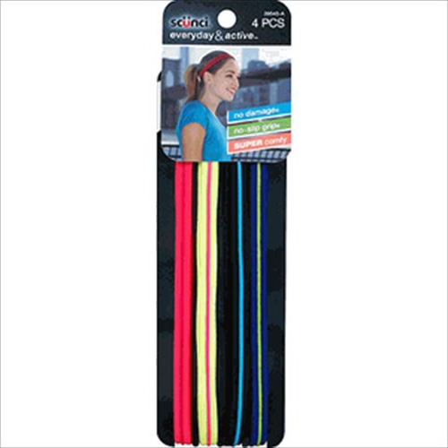 SCUNCI NoSlip Grip Headbands Assorted Colors 4 Pack 43194395453 eBay