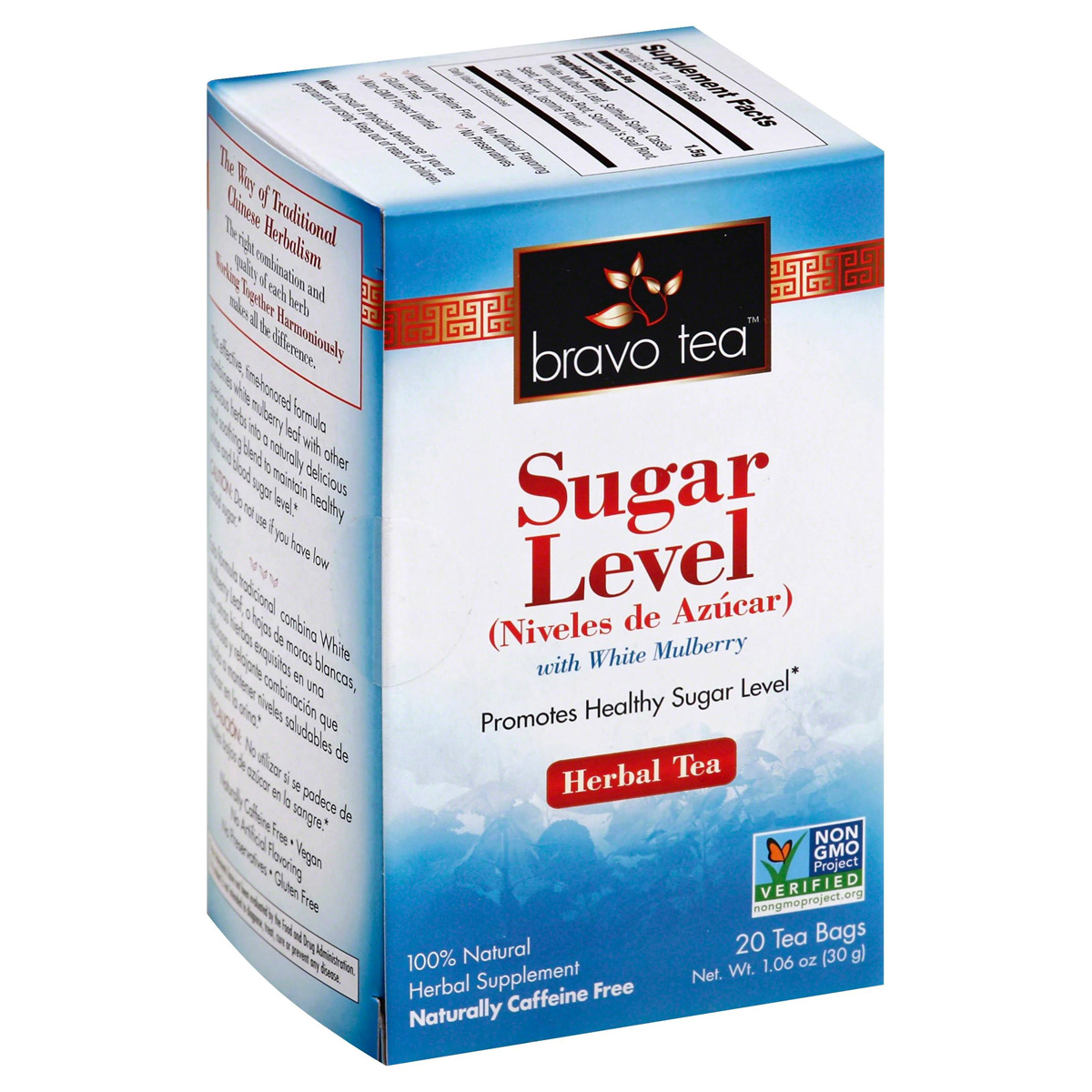 BRAVO TEAS - Sugar Level Herbal Tea - 20 Tea Bags (1.06 oz./30 g) | eBay