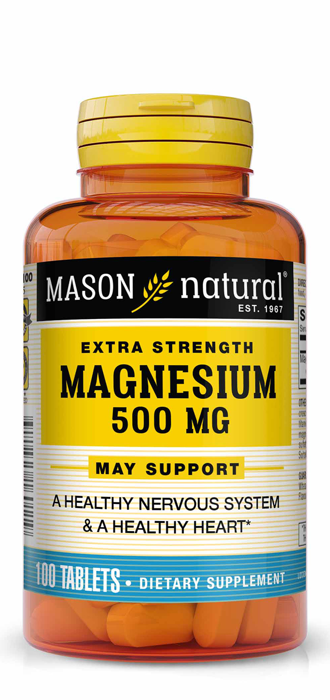 MASON Extra Strength Magnesium 500 mg 100 Tablets 311845160119 eBay