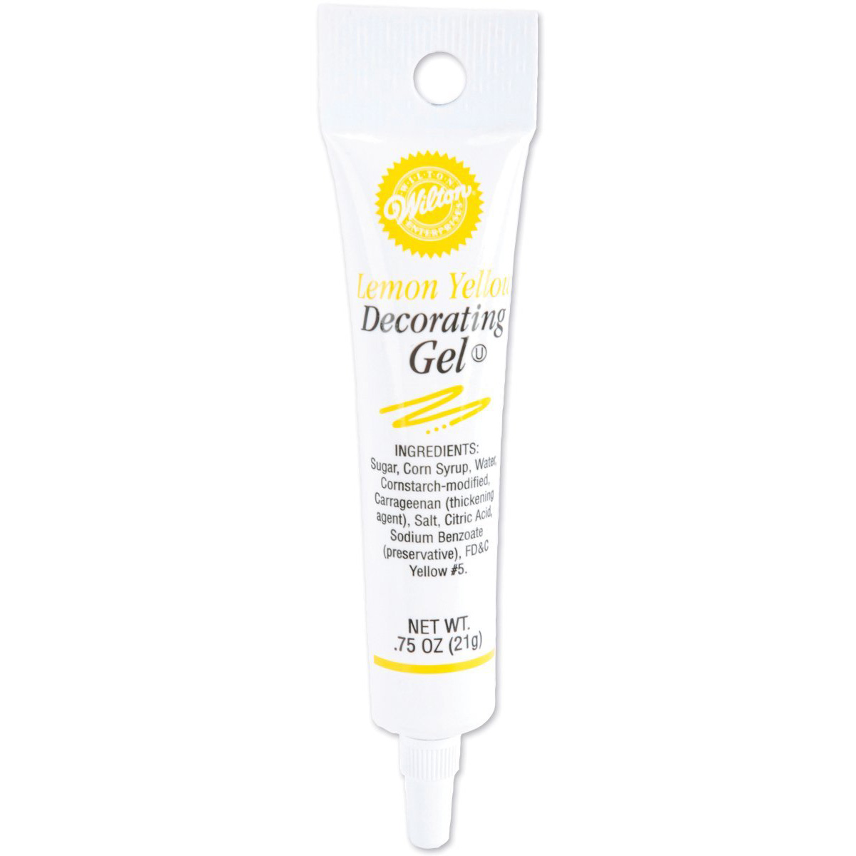WILTON Lemon Yellow Decorating Gel Tube 0.75 oz. (21 g) eBay