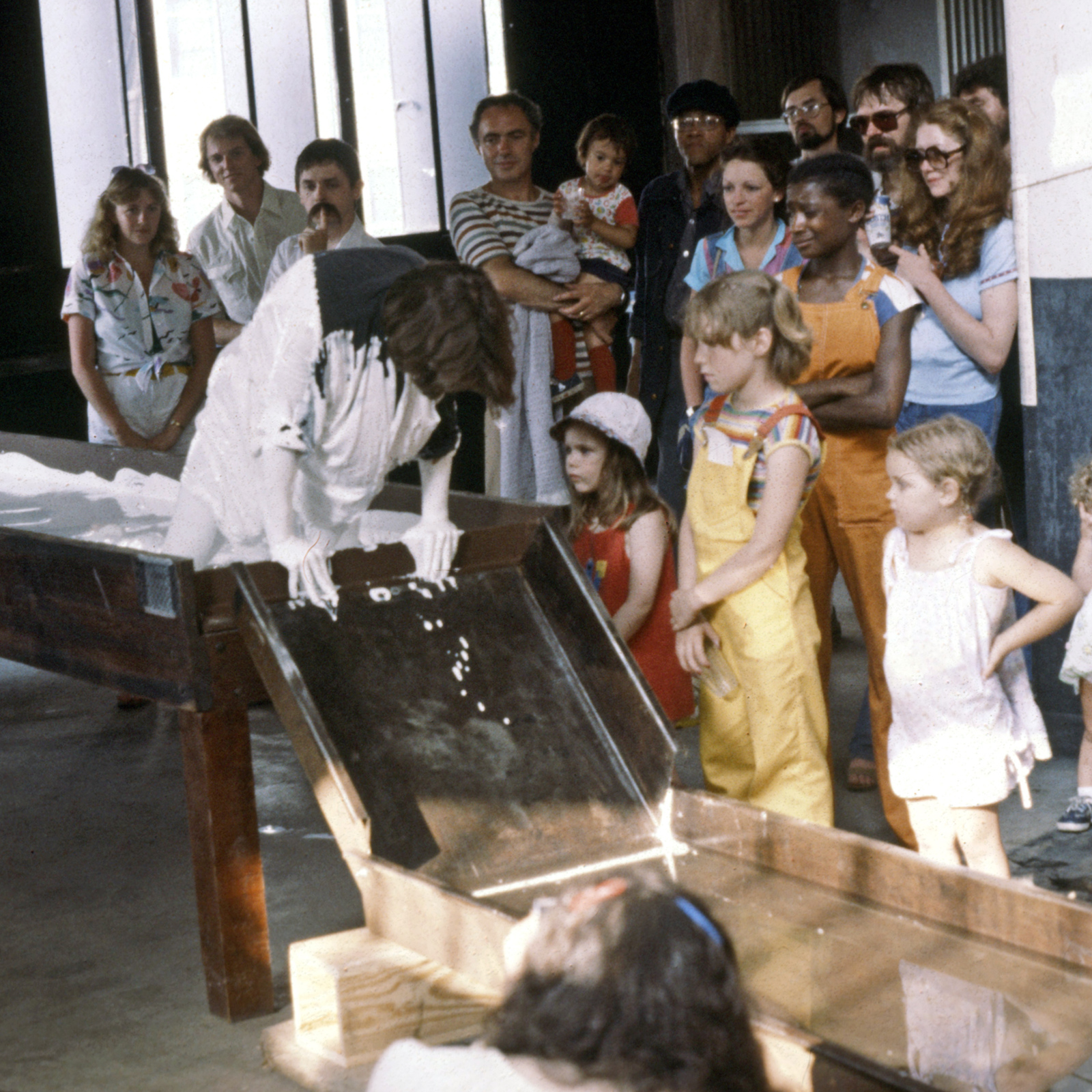 ABDK, 1980, Memphis, Up Front, performance installation, photo slide 09