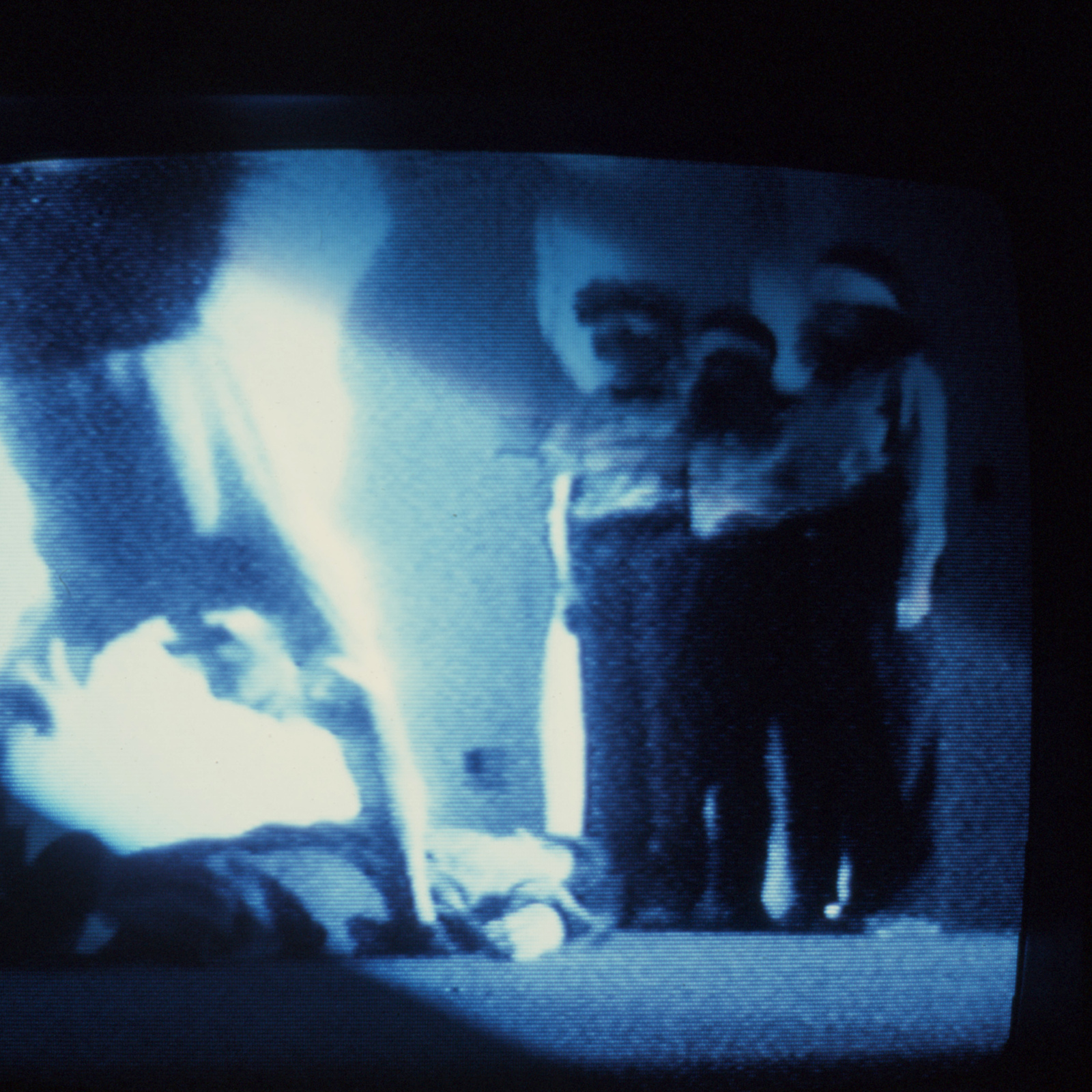 An Evening of Performance Pieces, First Aid, 1979, Memphis, Memphis College of Art, multimedia performance, video still, photo slide 04