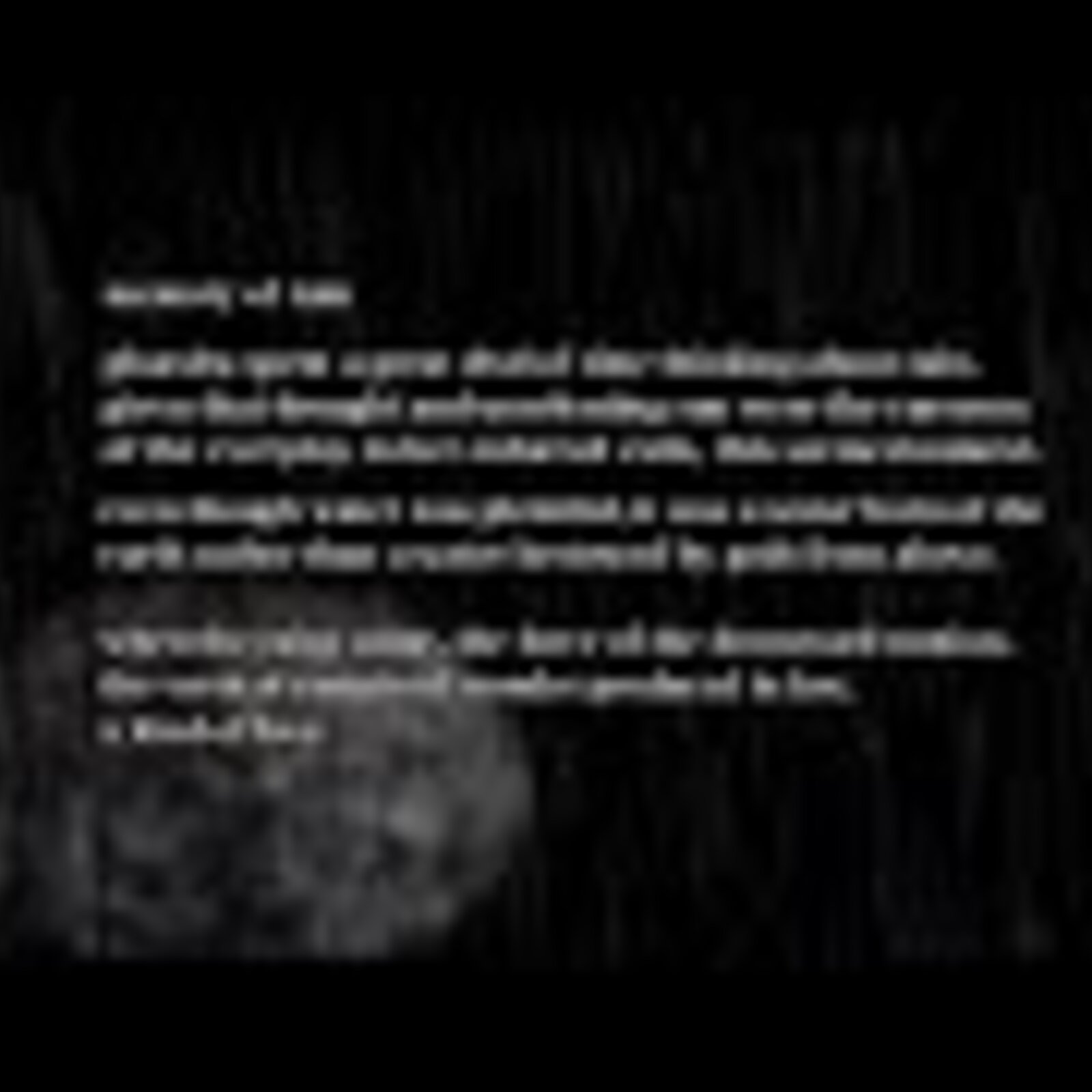 escapes, poem 7, tongue fish guarding the ocean