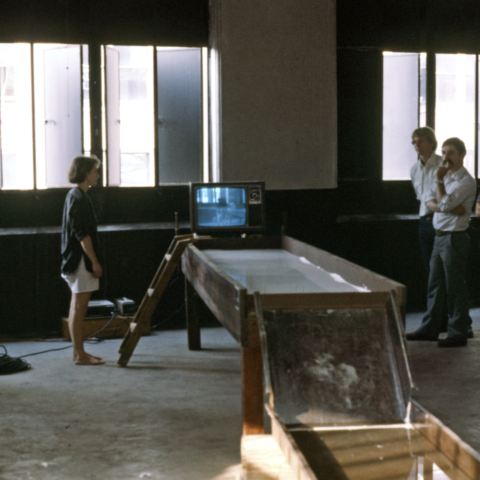 ABDK, 1980, Memphis, Up Front, performance installation, photo slide 03