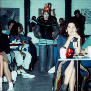 Ursonate, 1988, Chicago, Cafe Voltaire, concert performance, photo slide 04