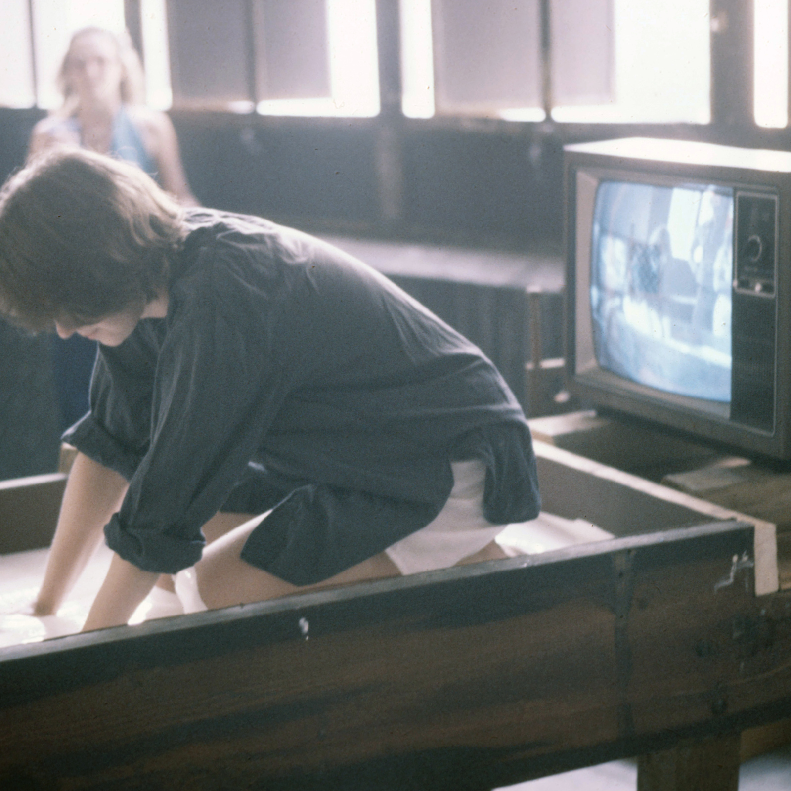 ABDK, 1980, Memphis, Up Front, performance installation, photo slide 05