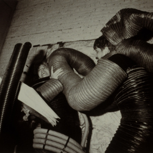 Ursonate, 1988, Chicago, Cafe Voltaire, concert performance, photo slide 06