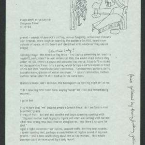 Gorgeous Fever, 1997, Chicago, Randolph Street Gallery, multimedia performance, set design