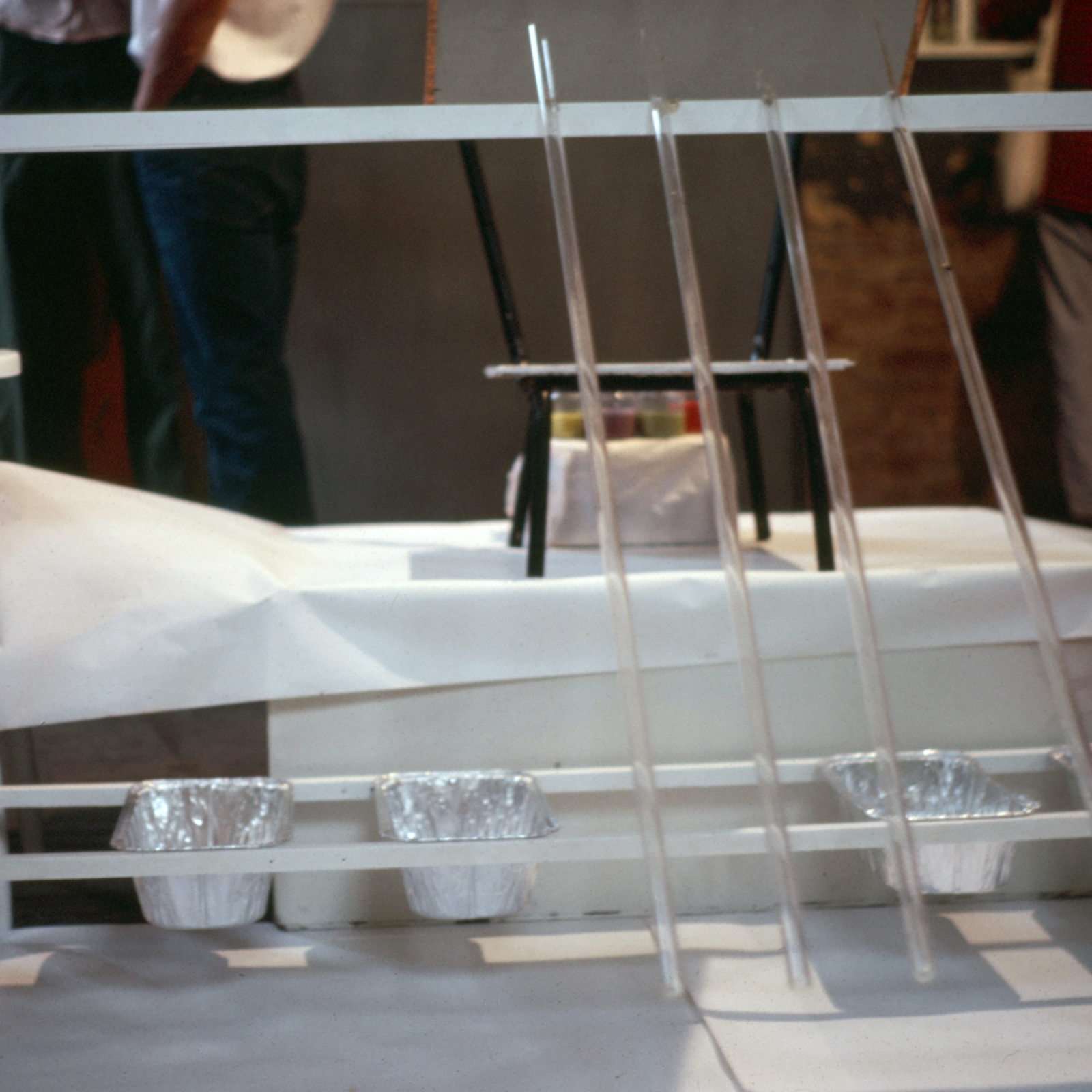 Recent Paintings by Lynn Book, 1980, Memphis, Toy Gallery, performance installation, photo slide 03