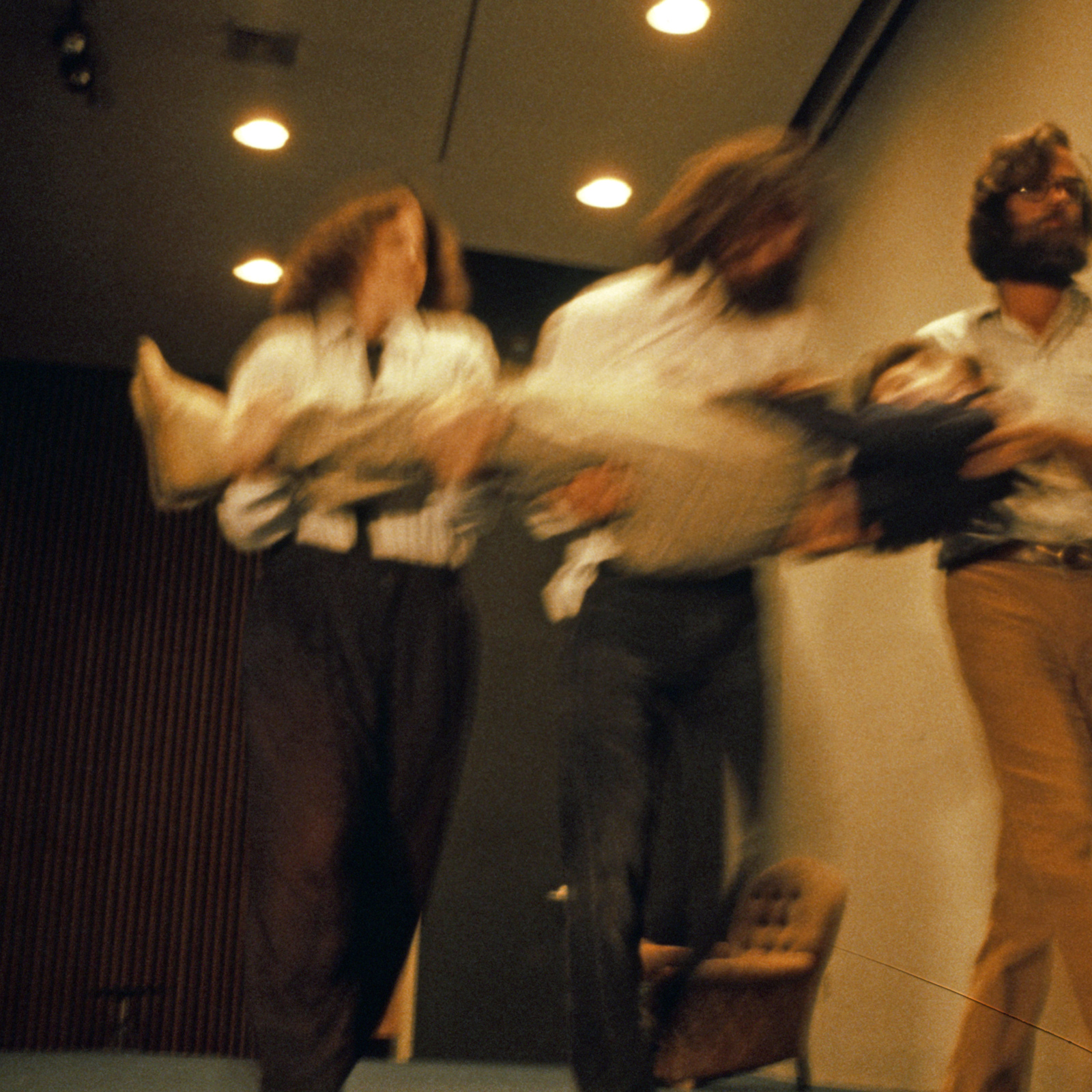 An Evening of Performance Pieces, First Aid, 1979, Memphis, Memphis College of Art, multimedia performance, photo slide 02