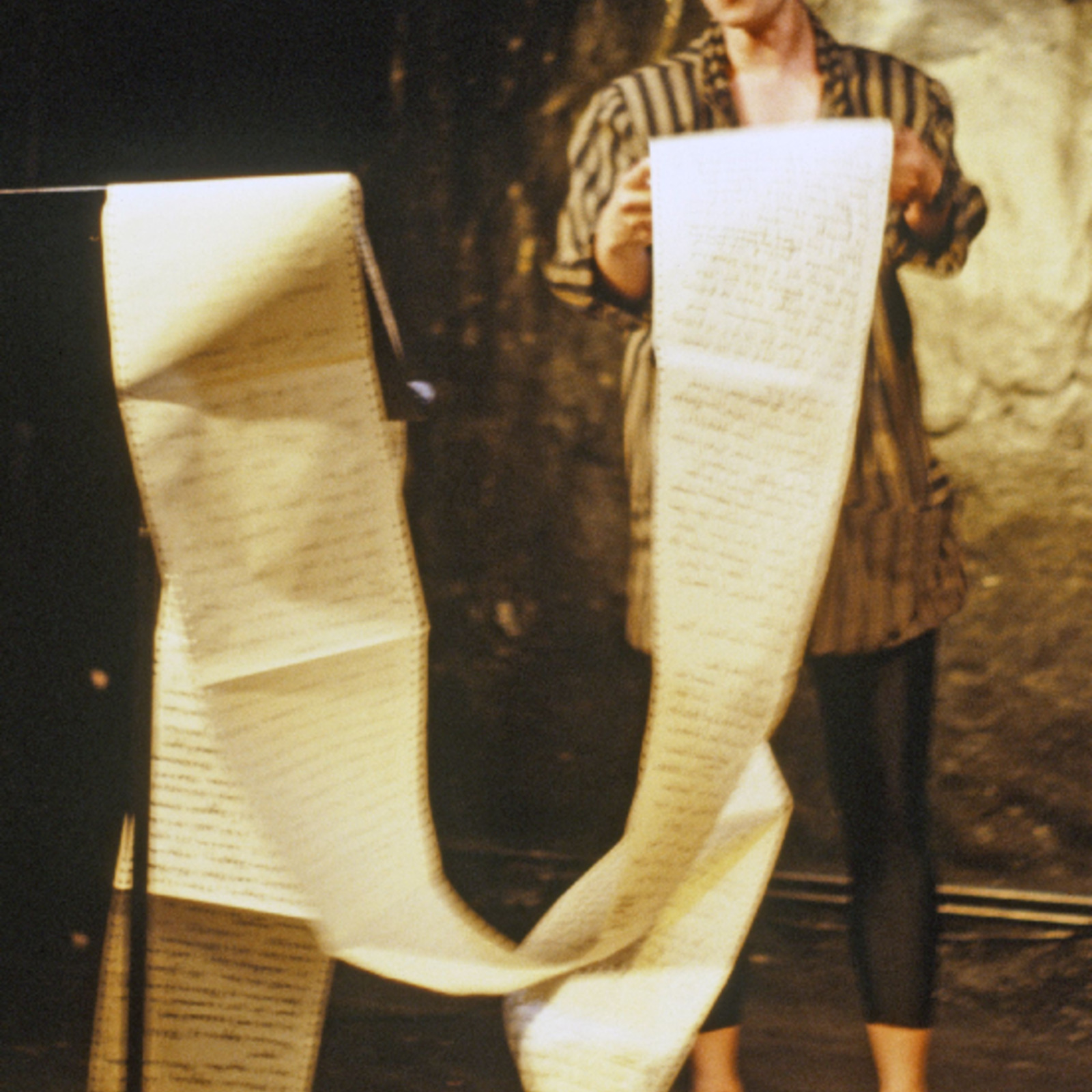 tongue, 1991, Chicago, multimedia performance, photo series