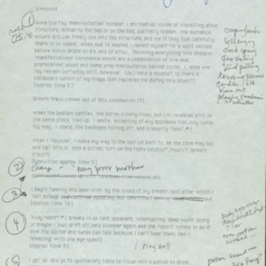 Gorgeous Fever, 1994, Chicago, Randolph Street Gallery, multimedia performance, performance structure