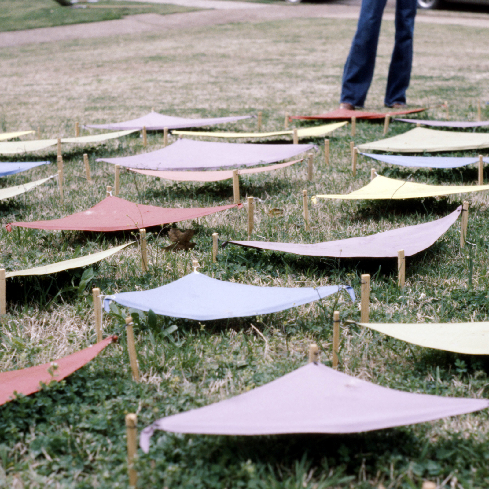Lynn Book's Color Triangle Theory, 1980, Memphis, Memphis College of Art, sculpture, photo slide 02