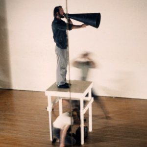 Local Distraction, 1983, Memphis, YMCA, multimedia performance, photo slide 07
