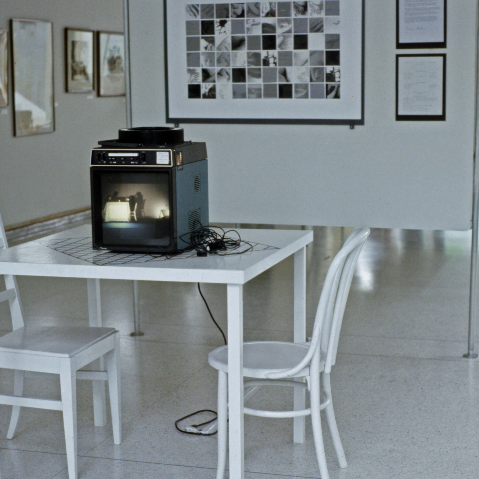 Private Screenings Exhibition, 1982, Memphis, Memphis Collect of Art, multimedia exhibition, photoslide 01